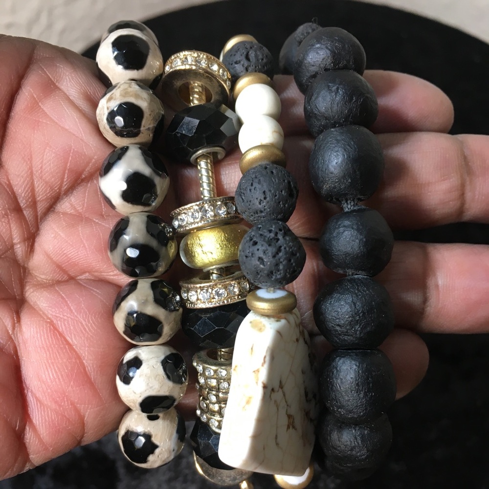 Beaded Bracelets Set - Picture 2 of 3